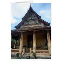 temple haw phra greeting card - Card