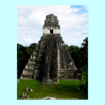 Temple I, Tikal, Guatemala posters