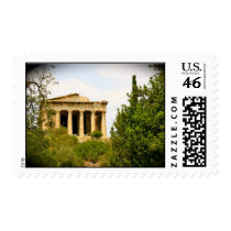 Temple in Athens Postage Stamp