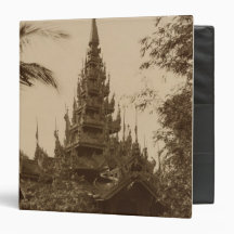 Temple in Mandalay, Burma, late 19th century Binder