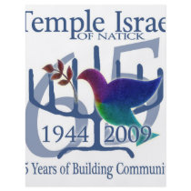 Temple Israel of Natick 65 years flyers