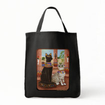 Temple of Bastet Egypt Bast Goddess Cat Art Bag by TigerpixieArt Temple of Bastet Egypt Bast Goddess Cat Art Bag