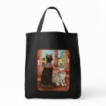 Temple of Bastet Egypt Bast Goddess Cat Art Bag