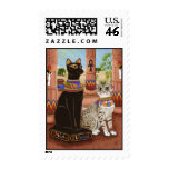 Temple of Bastet Egypt Bast Goddess Cat Postage stamps