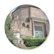 Temple of Divus Romulus -  4th century AD. magnets