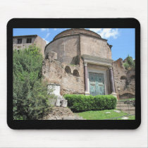 Temple of Divus Romulus - 4th century AD. mousepads by gothicarts Temple of Divus Romulus - 4th century AD. mousepads
