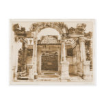 Temple of Hadrian in Ephesus VINTAGE PHOTOGRAPH Post Card