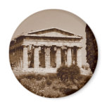 Temple of Hera Refrigerator Magnet