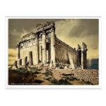 Temple of Jupiter, leaning column, Baalbek, Holy L Postcard