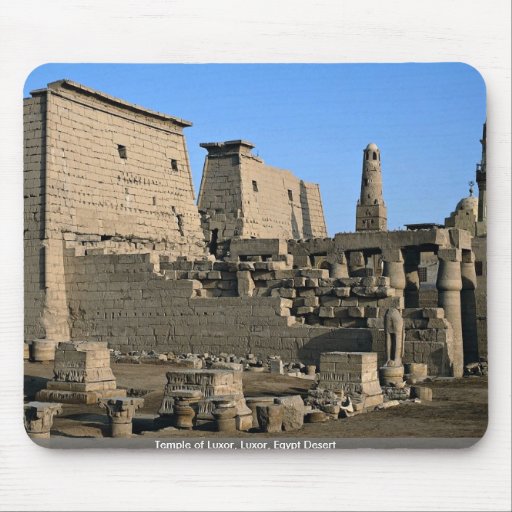 Temple of Luxor, Luxor, Egypt Desert Mouse Pad