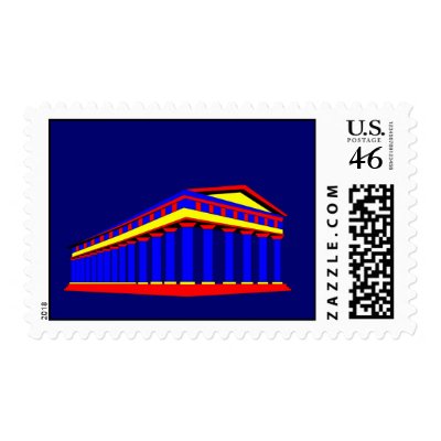 Temple of Neptune Stamps by lonvig