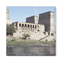 Temple of Philae Aswan, upper Egypt Desert Fridge Magnets