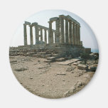 Temple of Poseidon Ruins Fridge Magnets