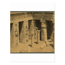 Temple of Ramses III. Egypt circa 1870 Postcard