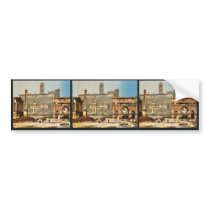 Temple of Saturn and Triumphal Arch of Septimus Se Bumper Stickers