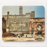 Temple of Saturn and Triumphal Arch of Septimus Se Mouse Pad