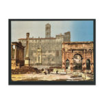 Temple of Saturn and Triumphal Arch of Septimus Se postcards