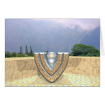 Temple of Tears - Lemuria (Kauai) Greeting Card