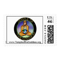 Temple of the Goddess Postage postage