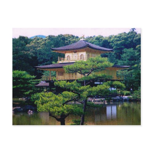 Temple of the Golden Pavilion, Kyoto, Japan Postca postcard