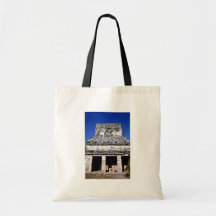 Temple Of The Jaguars, Chichen Itza Canvas Bag