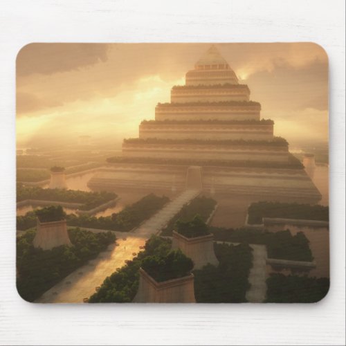 Temple of the Leaf Mousepad mousepad