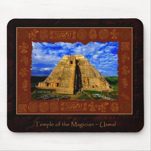 "Temple of the Magician" Gift item Mouse Mats