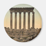 Temple of the Sun, front view, Baalbek, Holy Land, Refrigerator Magnets