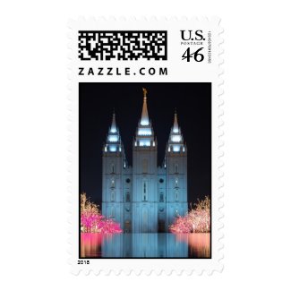 Temple Reflected Stamp stamp