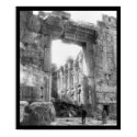 Temple Ruins in Baalbek, Lebanon 1910 posters
