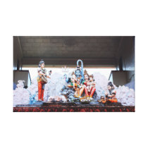 Temple statues canvas prints