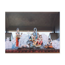 Temple statues postcards