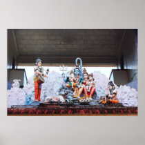 Temple statues posters