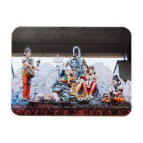 Temple statues magnets