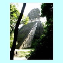 Temple V, Tikal, Guatemala postcards