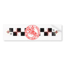 Templer seal with chessboard sample autosticker bumper sticker