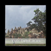 Temples at Siem Reap, Cambodia Magnet magnets