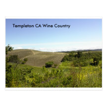 Templeton CA Wine Country Post Card