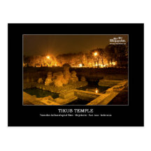 Templo de Tikus Tarjeta Postal