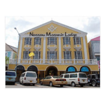 Templo masónico de Nassau Postales