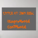 tEmpreMental ConTiNental Poster