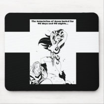 Temptation of Jesus Mousepad