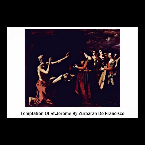 Temptation Of St.Jerome By Zurbaran De Francisco Print