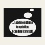Temptation Talking T-shirts Gifts Postcard
