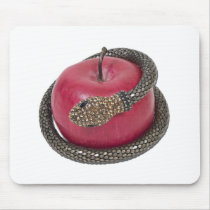 TemptationAppleSnake112311 Mouse Pads