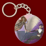 Tempted Round Keychain keychains