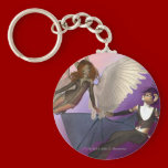 Tempted Round Keychain