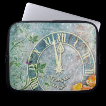 Tempus Fugit laptop sleeves