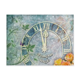 Tempus Fugit postcard