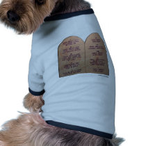 Ten Commandments Doggie Tshirt